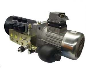 Compact power unit hydraulic system